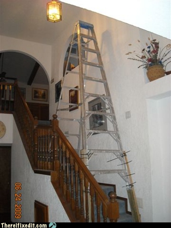 Fixed Stairs with Ladder