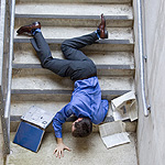 Man Fallen Down Stairs